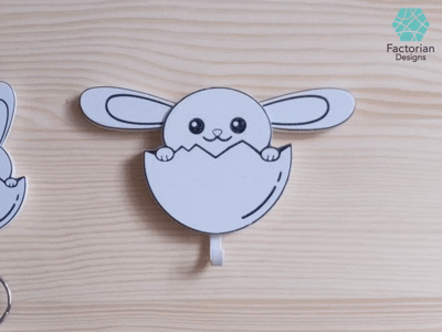 Bunny Key Holder | علّاقة مفاتيح بأذنين متحركتين